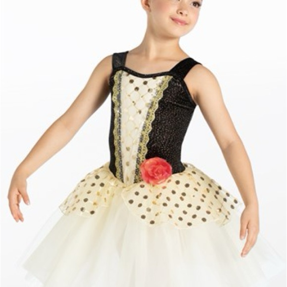 Weissman Black and Cream Kids Dance Costume